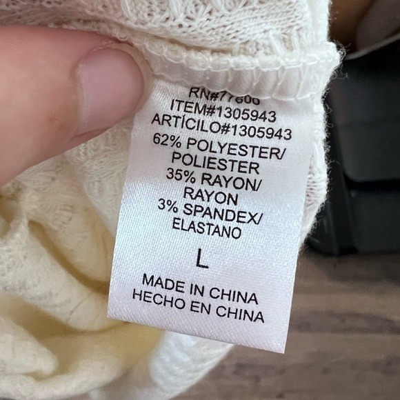 Chaser Ladies Waffle Knit Thermal Top - Picture 5 of 7